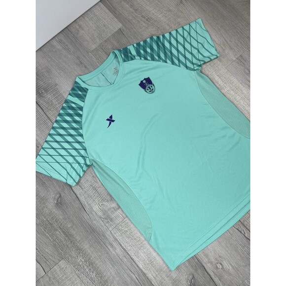 Al-Ahil Saudi FC X-Tip Ebony Club Blue Workouts T Shirt 2021-2022 Size 2XL I - Picture 3 of 8